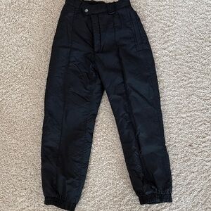 Youth Size 12  Black Snow Pants